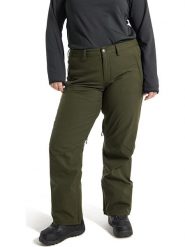 Burton Spodnie narciarskie "Society" w kolorze khaki rozmiar: XS. Brązowe spodnie dresowe Burton, bez wzorów, z materiału. Za 278.01 zł.