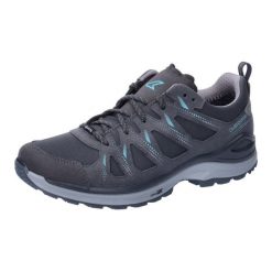 Buty trekkingowe damskie Lowa Innox Evo Ii Gtx. Niebieskie buty trekkingowe Lowa, bez wzorów, z materiału, bez zapięcia. Za 969.99 zł.
