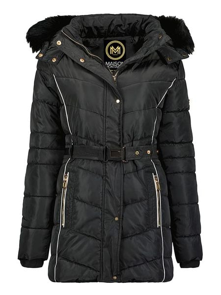 Maison Montaigne Kurtka pikowana "Beckmai" w kolorze czarnym rozmiar: L. Czarne kurtki Maison Montaigne, l, bez wzorów, z tkaniny, bez kaptura. Za 217.99 zł.