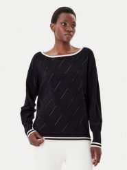 Liu Jo Sport Sweter TF5206 MS63L Czarny Regular Fit. Czarne swetry Liu Jo Sport, l, bez wzorów, z syntetyku, sportowe, bez ramiączek. Za 719.99 zł.