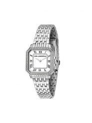 KARL LAGERFELD Zegarek R0553110506 Srebrny. Szare, analogowe zegarki KARL LAGERFELD, srebrne. Za 859.99 zł.