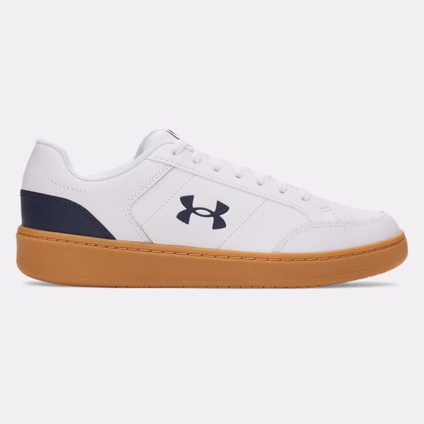 Buty Under Armour Official. Białe buty do biegania Under Armour, bez wzorów, bez zapięcia, do biegania. Za 199.99 zł.
