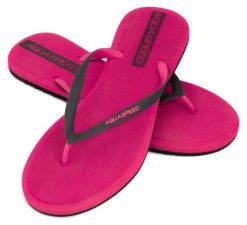 Japonki basenowe damskie Aqua Speed Genoa. Czarne japonki Aqua-Speed, bez wzorów, z materiału, wakacyjne. Za 47.99 zł.