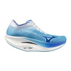 Damskie buty do biegania Mizuno Wave Rebellion Pro 2. Białe buty do biegania Mizuno, bez wzorów, bez zapięcia, do biegania, mizuno wave. Za 989.99 zł.