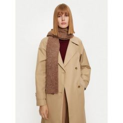 Szalik Vero Moda. Brązowe szaliki i kominy Vero Moda, bez wzorów. Za 99.99 zł.
