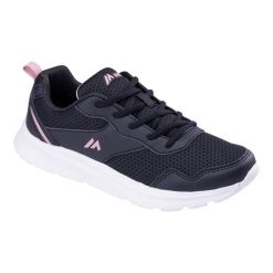Damskie Buty Sportowe Derun. Czarne buty treningowe MARTES ESSENTIALS, bez wzorów, z materiału, bez zapięcia. Za 127.99 zł.