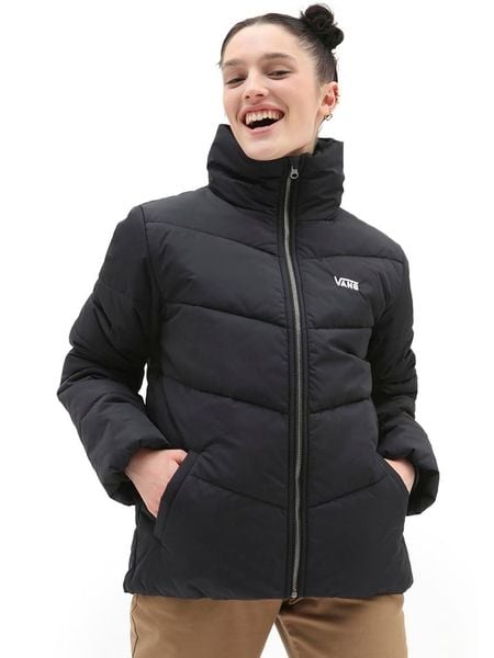 Vans Kurtka zimowa w kolorze czarnym rozmiar: L. Czarne kurtki Vans, na zimę, l, bez wzorów, z puchu, bez kaptura. Za 244.80 zł.