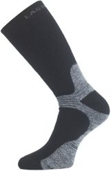 Skarpety merino WSB. Zielone skarpetki LASTING, bez wzorów, z elastanu. Za 77.00 zł.