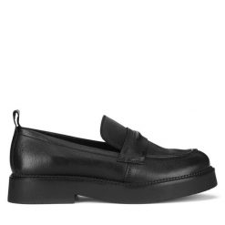 Mokasyny Lasocki. Czarne mokasyny Lasocki, bez wzorów. Za 239.99 zł.