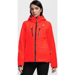Kurtka narciarska damska KUDN251A - czerwony neon. Kurtki narciarskie marki WED'ZE. Za 499.99 zł.