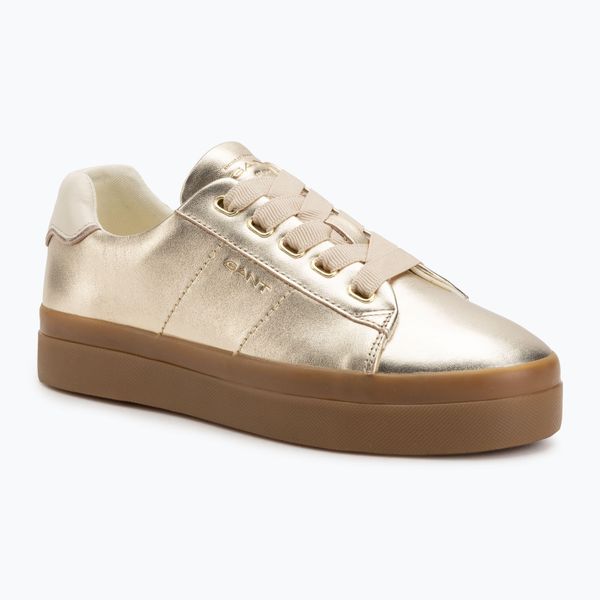 Buty damskie GANT Avona. Żółte buty treningowe Gant, bez wzorów, ze skóry, przed kostkę, bez zapięcia. Za 459.99 zł.