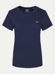 Levi's® T-Shirt Perfect 39185-0348 Niebieski Regular Fit. Niebieskie t-shirty s, bez wzorów, z bawełny, bez kołnierzyka, bez ramiączek. Za 109.99 zł.