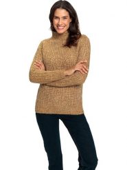 WITT WEIDEN Sweter w kolorze jasnobrązowym rozmiar: 50. Brązowe swetry WITT WEIDEN, bez wzorów, ze splotem, bez ramiączek. Za 76.95 zł.