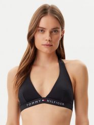 Tommy Hilfiger Góra od bikini UW0UW05813 Czarny. Czarne bikini Tommy Hilfiger, bez wzorów, z syntetyku. Za 109.99 zł.