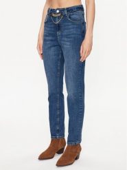 Liu Jo Jeansy UF3019 D4391 Granatowy Straight Fit. Niebieskie jeansy Liu Jo, bez wzorów, z bawełny. Za 1,039.00 zł.