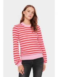 SAINT TROPEZ Sweter "Saint Tropez" w kolorze jasnoróżowym rozmiar: M. Różowe swetry Saint Tropez, m, bez wzorów, ze splotem, bez ramiączek. Za 122.96 zł.