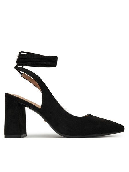 DeeZee Czółenka HLL-31 Czarny. Czarne czółenka DeeZee, bez wzorów, z materiału, bez obcasa, bez zapięcia. Za 139.99 zł.