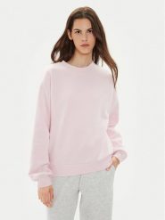 Gina Tricot Bluza Basic 10943 Różowy Relaxed Fit. Czerwone bluzy Gina Tricot, xxs, bez wzorów, z bawełny, bez kaptura. Za 119.99 zł.