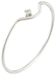 DIAMANTA Złoty pierścionek "Pudeur" z diamentem rozmiar: 60. Szare pierścionki DIAMANTA, z diamentem, złote. Za 587.99 zł.