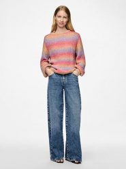 Pieces Sweter ze wzorem rozmiar: XS. Swetry Pieces, xs, bez wzorów, z wełny, bez ramiączek. Za 53.17 zł.