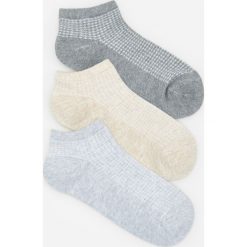 Stopki z bawełny organicznej 3 pack - Jasny szary. Skarpetki Reserved. Za 24.99 zł.