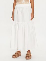 Vero Moda Spódnica trapezowa Charlotte 10303657 Biały Regular Fit. Białe spódnice Vero Moda, s, bez wzorów, z bawełny, trapezowe. Za 99.99 zł.