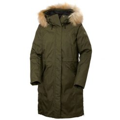 Parka dla kobiet Helly Hansen Vega. Zielone płaszcze Helly Hansen, na zimę, bez wzorów, bez kaptura. W wyprzedaży za 1,272.25 zł.