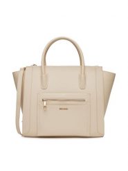 Gino Rossi Torebka WEN-18 SS Beżowy. Brązowe shopper bag Gino Rossi, bez wzorów, z materiału, bez dodatków. Za 299.99 zł.