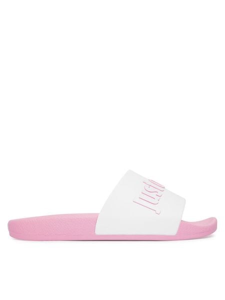 Just Cavalli Klapki 80RA3SZ1 ZSE50 Różowy. Czerwone klapki Just Cavalli, bez wzorów, z syntetyku, bez obcasa, bez zapięcia. Za 182.99 zł.