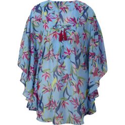 Sukienka tunikowa plażowa ze zrównoważonego materiału. Czerwone sukienki bonprix, na plażę, bez wzorów, bez kołnierzyka, bez ramiączek. Za 84.99 zł.