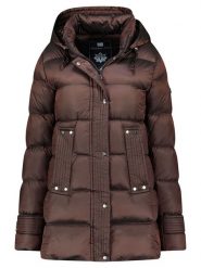 Geographical Norway Kurtka zimowa "Dolidia" w kolorze brązowym rozmiar: XL. Brązowe kurtki Geographical Norway, na zimę, xl, bez wzorów, z puchu, bez kaptura. Za 202.95 zł.