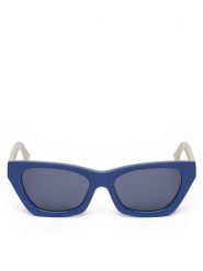 Roxy Okulary przeciwsłoneczne RX6788 Niebieski. Niebieskie okulary przeciwsłoneczne Roxy, bez wzorów, z tworzywa sztucznego, plastikowe. Za 139.99 zł.