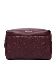 Nine West Kosmetyczka CEO-NW-W1-030-AW26 Bordowy. Czerwone torebki klasyczne Nine West, bez wzorów, ze skóry, bez dodatków. Za 79.99 zł.