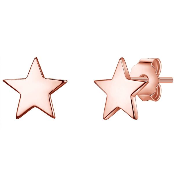 Glanzstücke München Srebrne kolczyki sztyfty Gwiazda srebro wysokiej próby żółte złoto Kolczyki 1 ct Damski. Szare kolczyki Glanzstücke München, pozłacane. Za 159.99 zł.