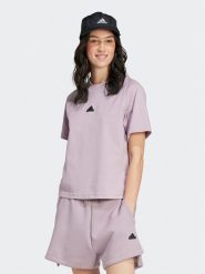 Adidas T-Shirt Z.N.E. IP1553 Fioletowy Regular Fit. Fioletowe t-shirty adidas, l, bez wzorów, z bawełny, bez kołnierzyka, bez ramiączek. Za 179.99 zł.