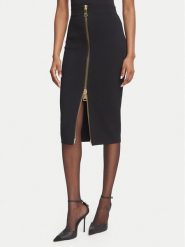 Elisabetta Franchi Spódnica ołówkowa GK-28B-66E2-V440 Czarny Slim Fit. Czarne spódnice Elisabetta Franchi, bez wzorów, z syntetyku, ołówkowe. Za 1,879.00 zł.