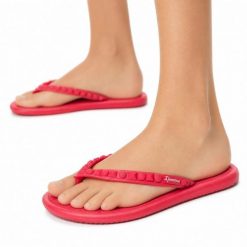 Japonki damskie Ipanema 27130 MEU SOL AD. Czerwone japonki Ipanema, bez wzorów, z materiału, klasyczne. Za 39.00 zł.