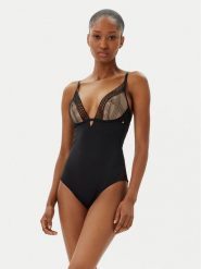 BOSS Body Eyelet 50540430 Czarny. Czarne body i gorsety Boss, bez wzorów, z syntetyku, bez ramiączek. Za 269.99 zł.