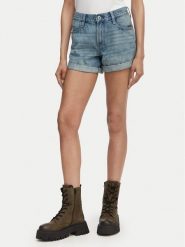G-Star Raw Szorty jeansowe Judee D23211-D788 Niebieski Regular Fit. Niebieskie szorty G-Star Raw, bez wzorów, z bawełny, retro. Za 309.99 zł.