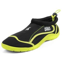 Buty do wody Aqua Speed 28A. Czarne buty treningowe Aqua-Speed, bez wzorów, bez zapięcia. Za 43.00 zł.