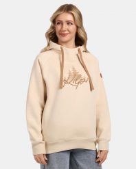 Damska bawełniana bluza z kapturem Kilpi NEA-W. Brązowe bluzy Kilpi, l, bez wzorów, z bawełny, eleganckie, bez ramiączek, z kapturem. Za 318.77 zł.