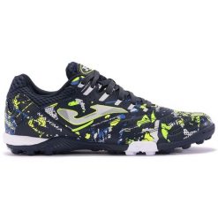 Buty Joma Maxima 2433 Tf M MAXS2433TF niebieskie. Niebieskie buty treningowe bez wzorów, z gumy, bez zapięcia, do piłki nożnej. Za 280.48 zł.