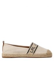 Lauren Ralph Lauren Espadryle Caylee III 802891447001 Beżowy. Brązowe espadryle Lauren Ralph Lauren, bez wzorów, z materiału, bez obcasa. Za 309.99 zł.