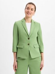 More & More Marynarka Kobiety wiskoza zielony jednolity, 40. Zielone marynarki i żakiety More & More, uniwersalny, bez wzorów, z bawełny, eleganckie, bez ramiączek. Za 679.95 zł.