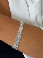 DI GIORGIO Srebrna bransoletka rozmiar: onesize. Szare bransoletki DI GIORGIO, srebrne. Za 311.95 zł.