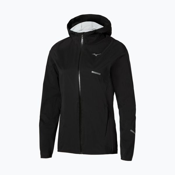 Kurtka do biegania damska Mizuno Trail Waterproof 20K Hooded. Czarne kurtki do biegania Mizuno, l, bez wzorów, z poliamidu, bez kaptura, do biegania. Za 579.99 zł.