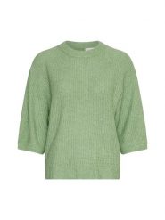 MOSS COPENHAGEN Sweter w kolorze zielonym rozmiar: S/M. Zielone swetry Moss Copenhagen, m, bez wzorów, z poliamidu, bez ramiączek. Za 163.26 zł.