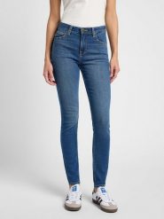 LEE DAMSKIE SPODNIE JEANSOWE LEE SCARLETT HIGH MID MARTHA 112360026. Jeansy Lee, l, bez wzorów, z jeansu. Za 199.99 zł.
