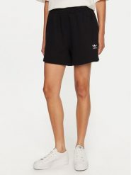 Adidas Szorty sportowe Essentials French Terry IY7343 Czarny Loose Fit. Czarne szorty sportowe adidas, bez wzorów, z bawełny. Za 149.99 zł.