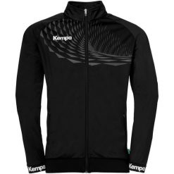 Kurtka z dresu Kempa Wave 26 Poly. Białe kurtki Kempa, bez wzorów, z dresówki, sportowe, bez kaptura. W wyprzedaży za 235.00 zł.